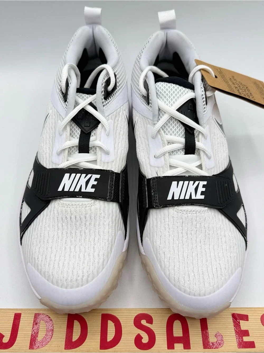 Nike Air Zoom Diamond Elite Turf Baseball White Iridescent FN4250-002 Men’s Size